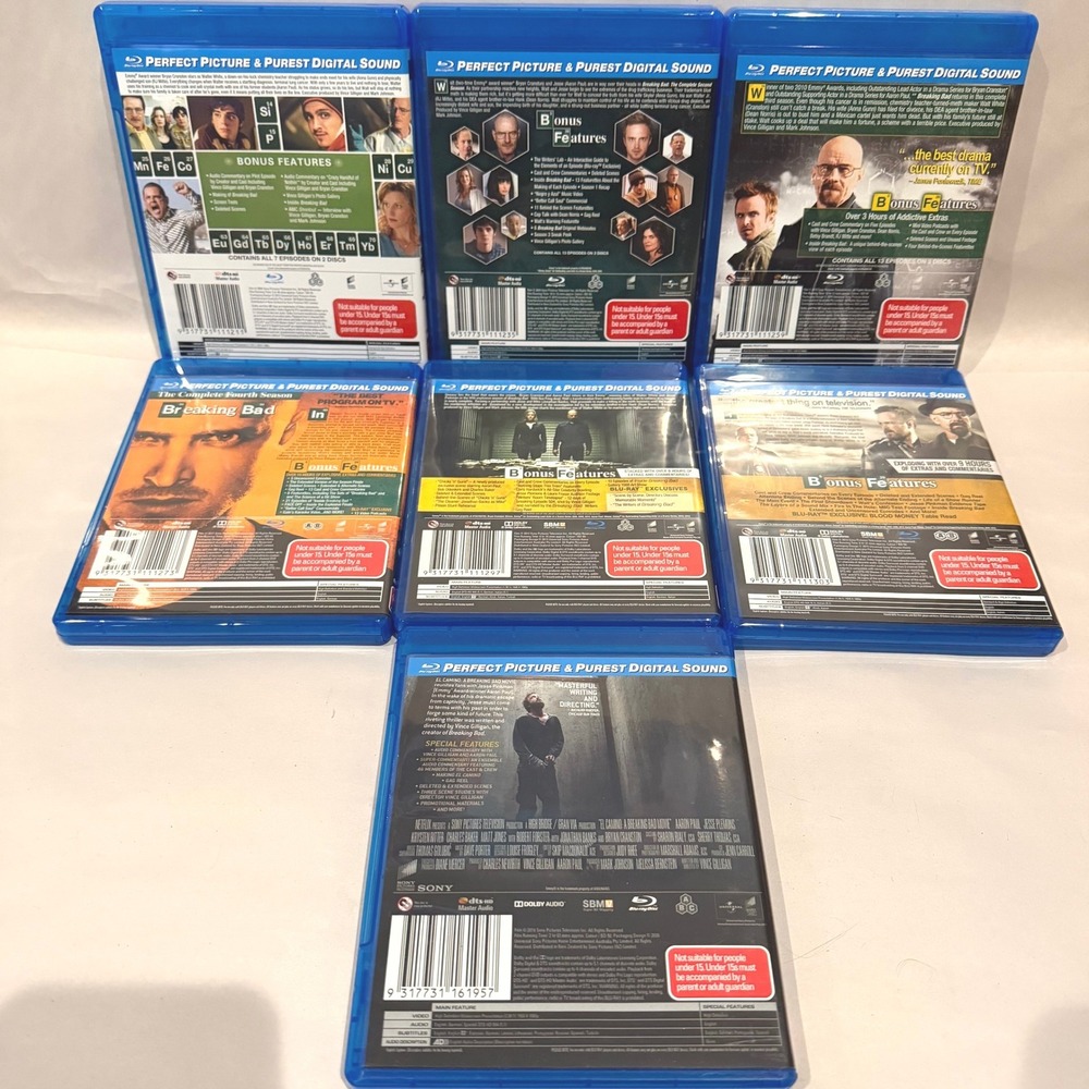 Breaking Bad Complete Series + El Camino Blu-ray 16-Disc Box Set - Picture 5 of 5